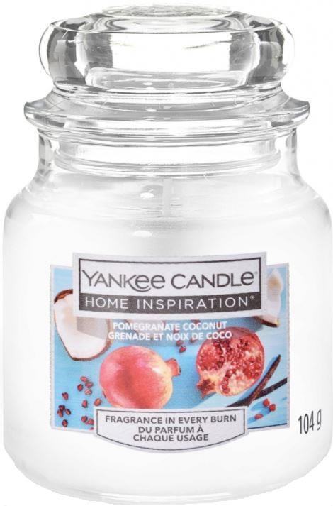 YANKEE CANDLE Yankee Candle Home Inspiration fragranza Pomegranate and Coconut (melograno e cocco) candela piccola
